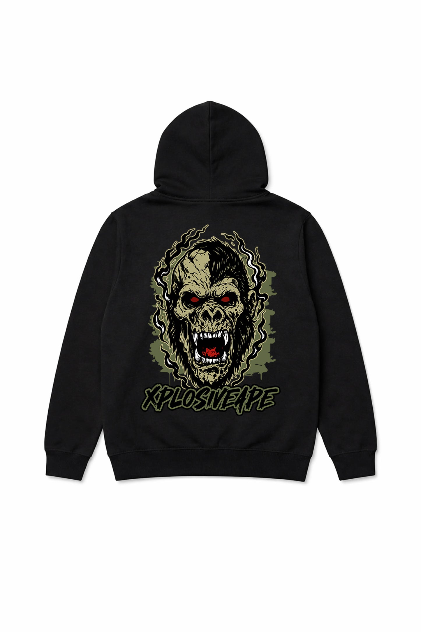 XAPE Undead String Hoodie - Black