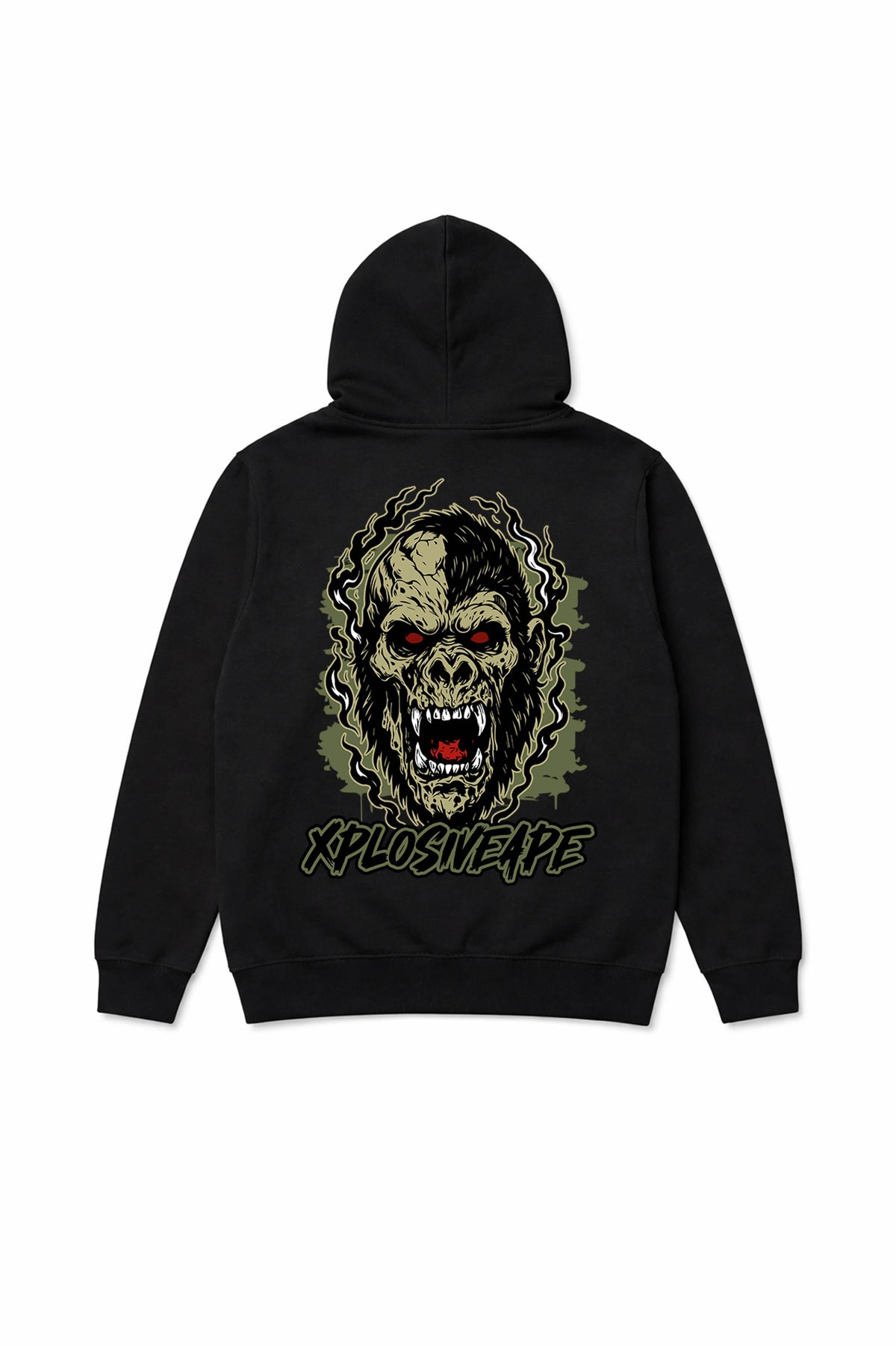 XAPE Undead String Hoodie - Black