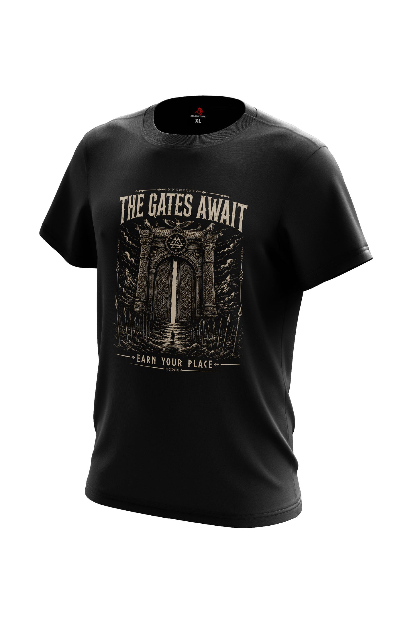 XAPE The Gates Await Tee - Black