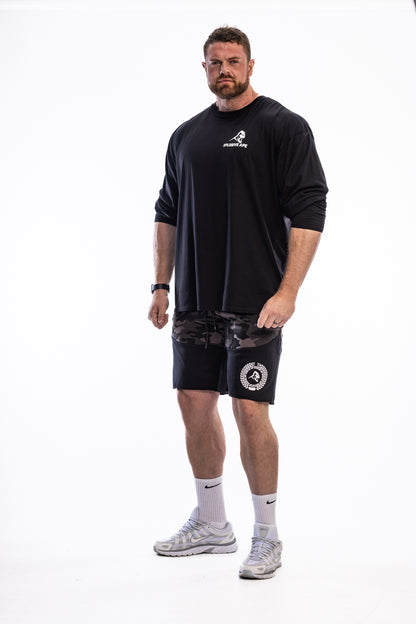 XAPE Century Camo Rag Shorts - Sports Grey