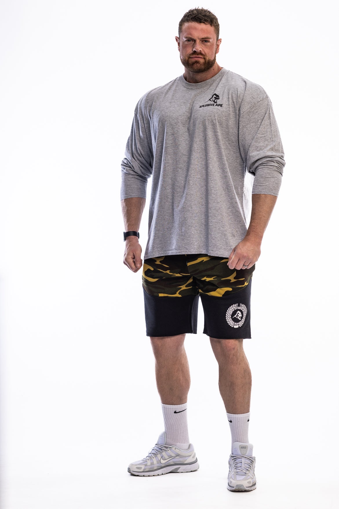 XAPE Century Camo Rag Shorts - Green