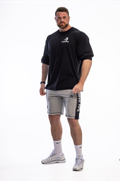 XAPE Stripe Rag Shorts - Sports Grey