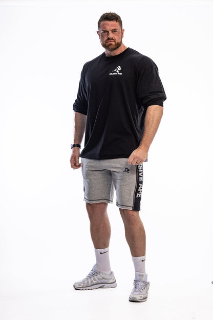 XAPE Stripe Rag Shorts - Sports Grey