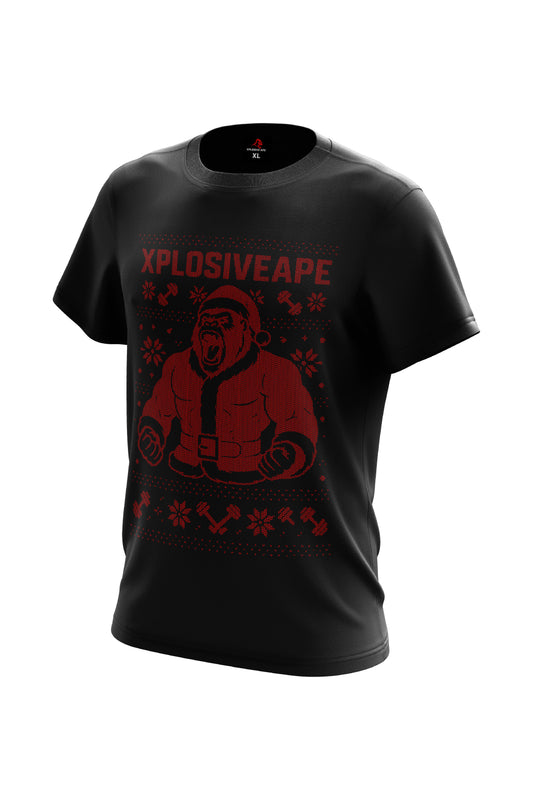 XAPE Xmas Ape Tee - Black