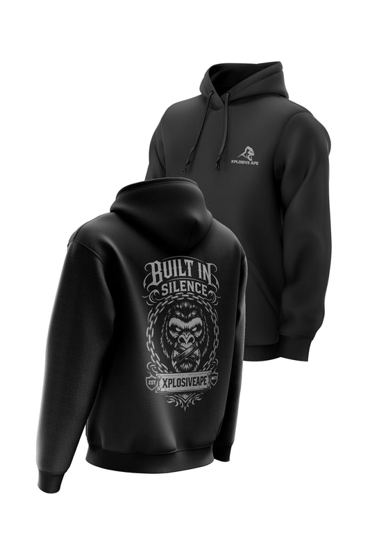 XAPE Silence String Hoodie - Black