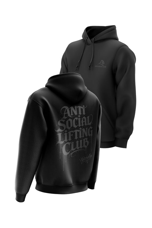 XAPE Club String Hoodie - Black