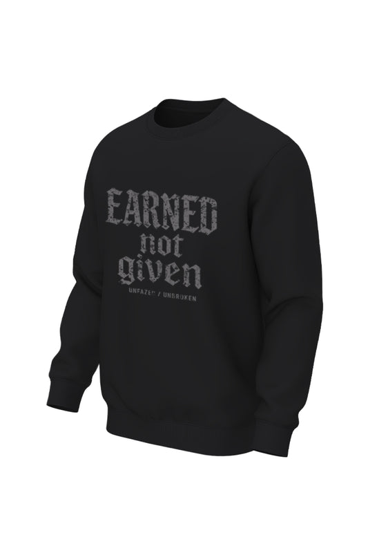 XAPE Earned Not Given Sweatshirt - Black
