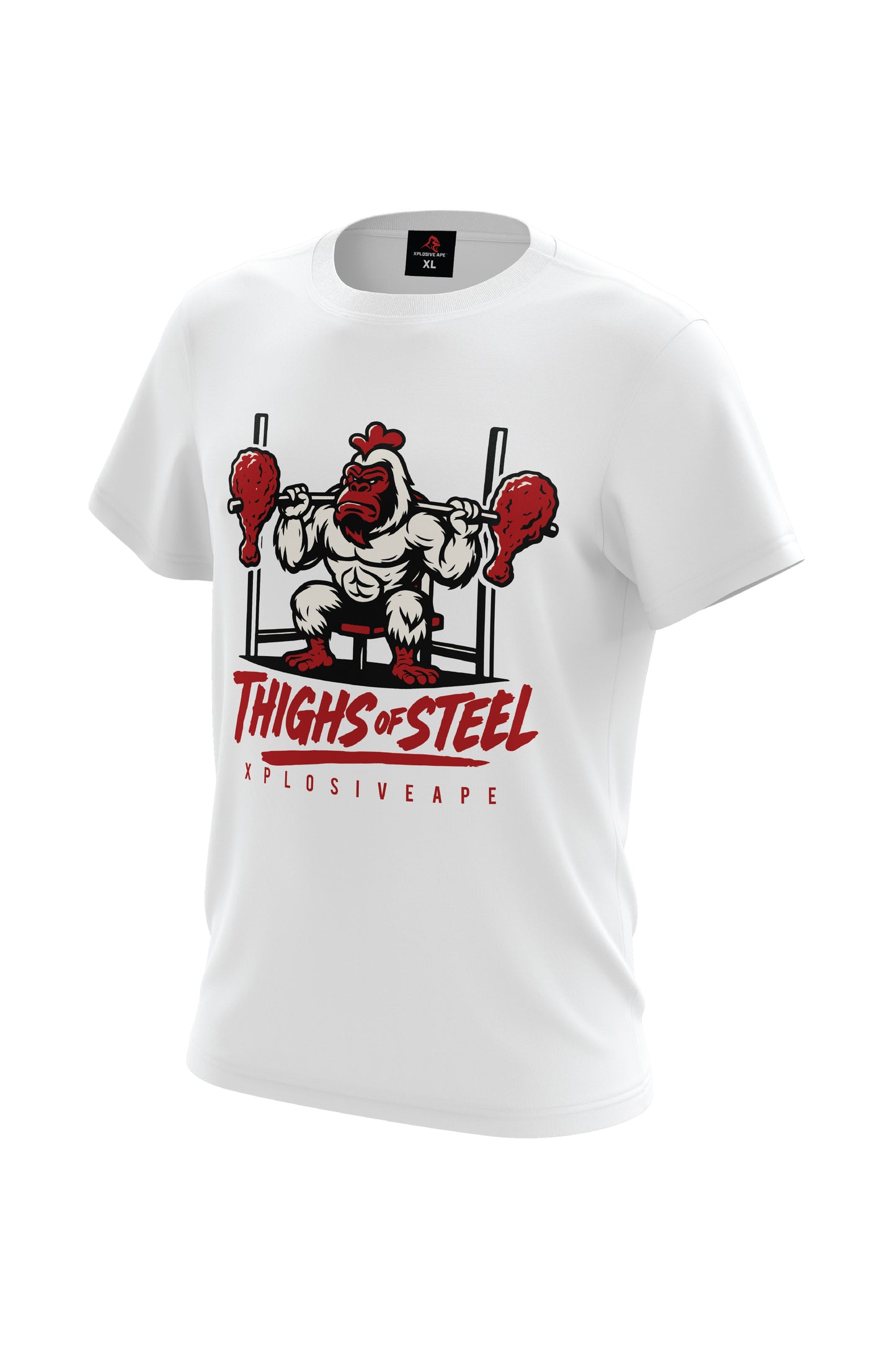 XAPE Steel Thighs Tee - White