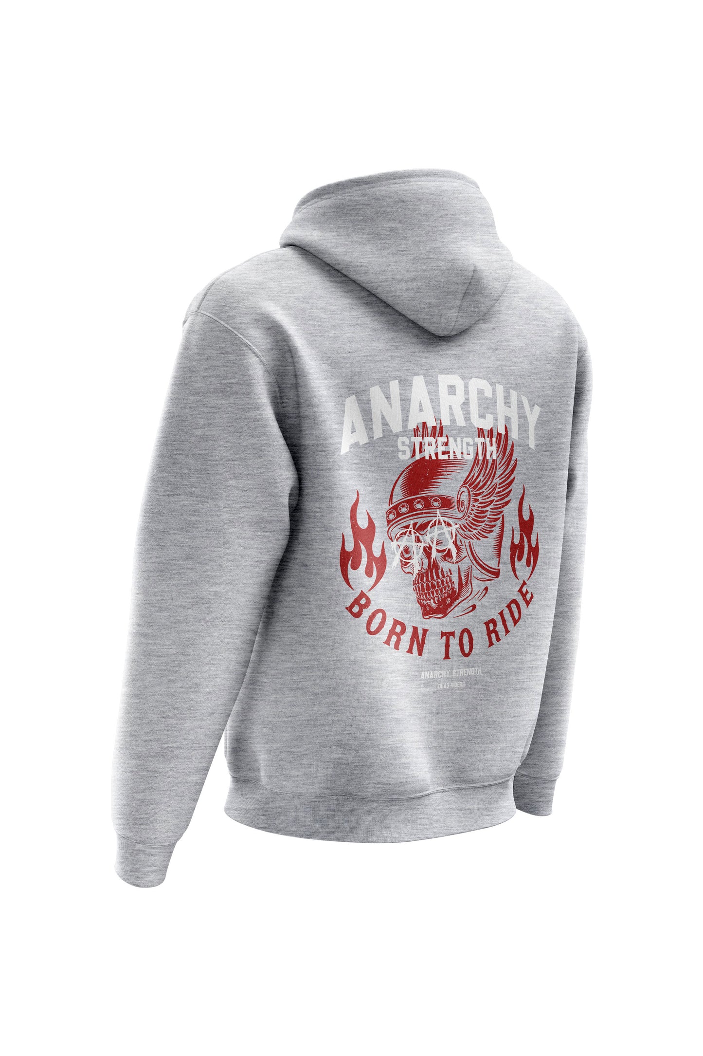 AS Born To Ride Hoodie & Tee Combo - Sports Grey