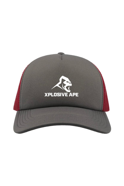 XAPE Essential Trucker Cap - Grey/Red