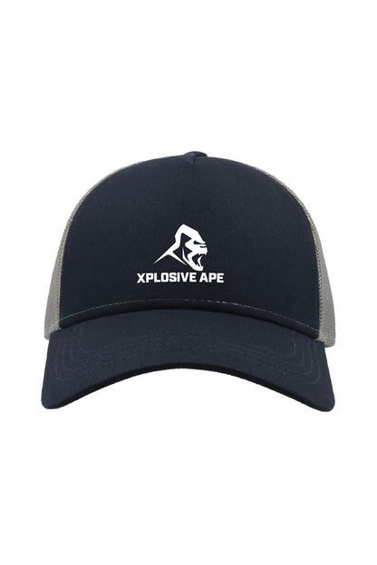 XAPE Prime Trucker Cap - Navy/Grey