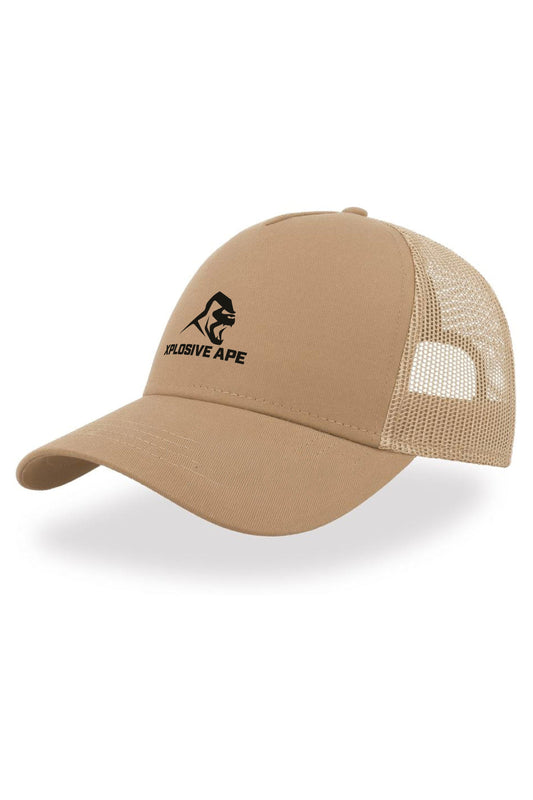 XAPE Prime Trucker Cap - Khaki/Stone