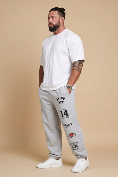 XAPE Chaos Oversized Joggers - Ash Grey