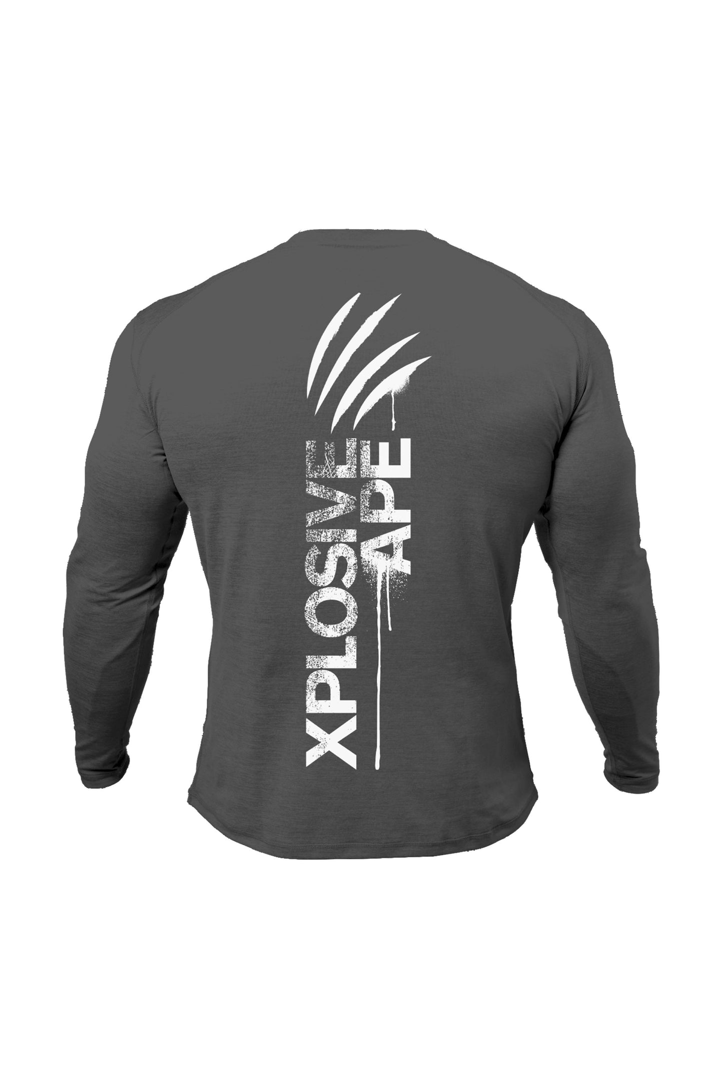 XAPE Claw V2 Long Sleeve Tee - Charcoal