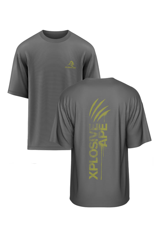 XAPE Claw V2 Oversized Tee - Charcoal