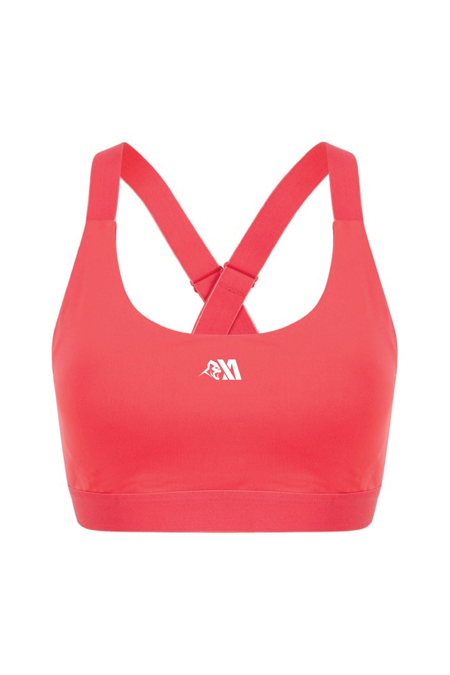 XA Women's Core Logo Impact Sports Bra - Coral