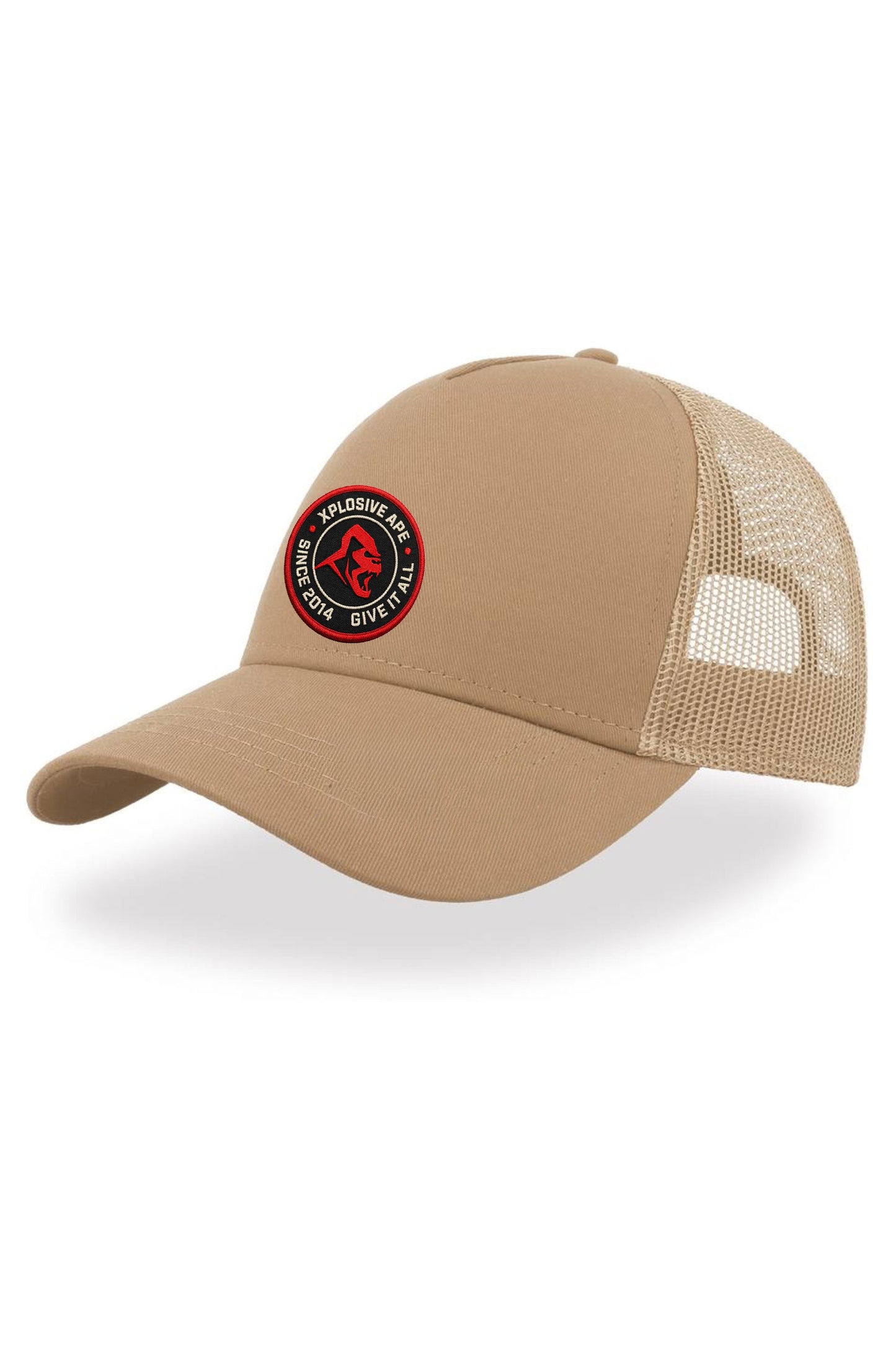 XAPE Core Issue Trucker Cap - Khaki/Stone