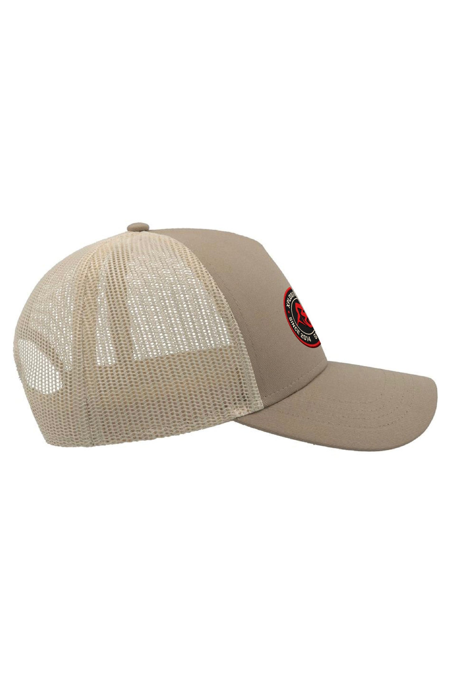 XAPE Core Issue Trucker Cap - Khaki/Stone