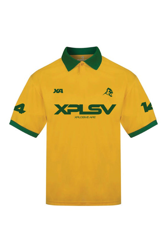 XAPE Speed Polo Sports Jersey - Yellow/Green