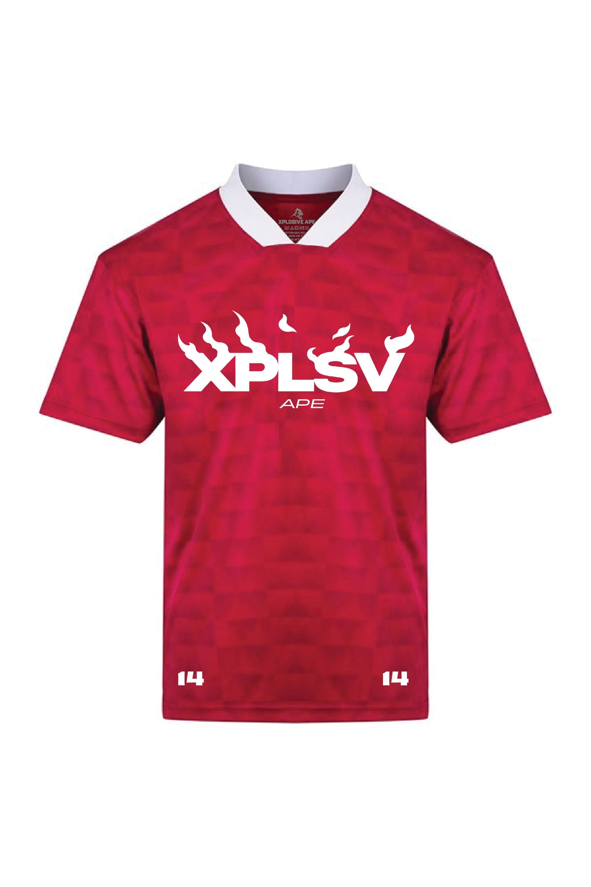 XAPE Flame Thrower Sports Jersey - Red/White