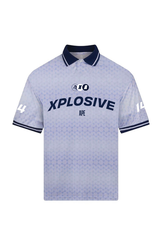 XAPE Rings Sports Jersey - White/Navy