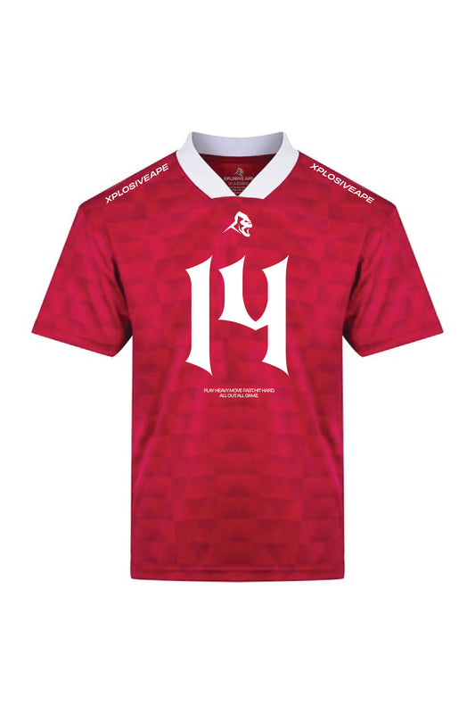 XAPE Dominion Sports Jersey - Red/White