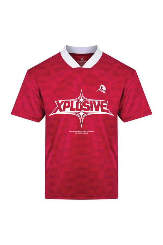 XAPE Division Sports Jersey - Red/White
