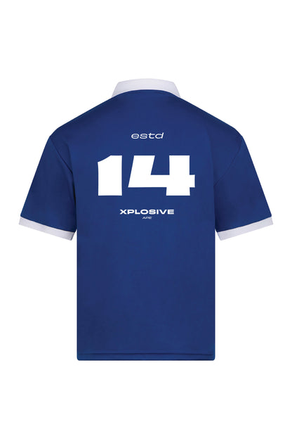 XAPE Squad Sports Jersey - Dark Royal/White