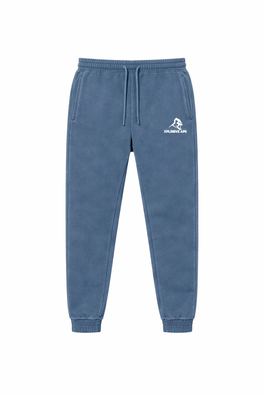 XAPE Vintage Wash Joggers - Navy