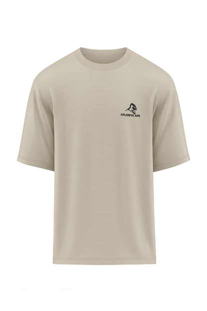 XAPE Futuristic V2 Oversized Tee - Sand