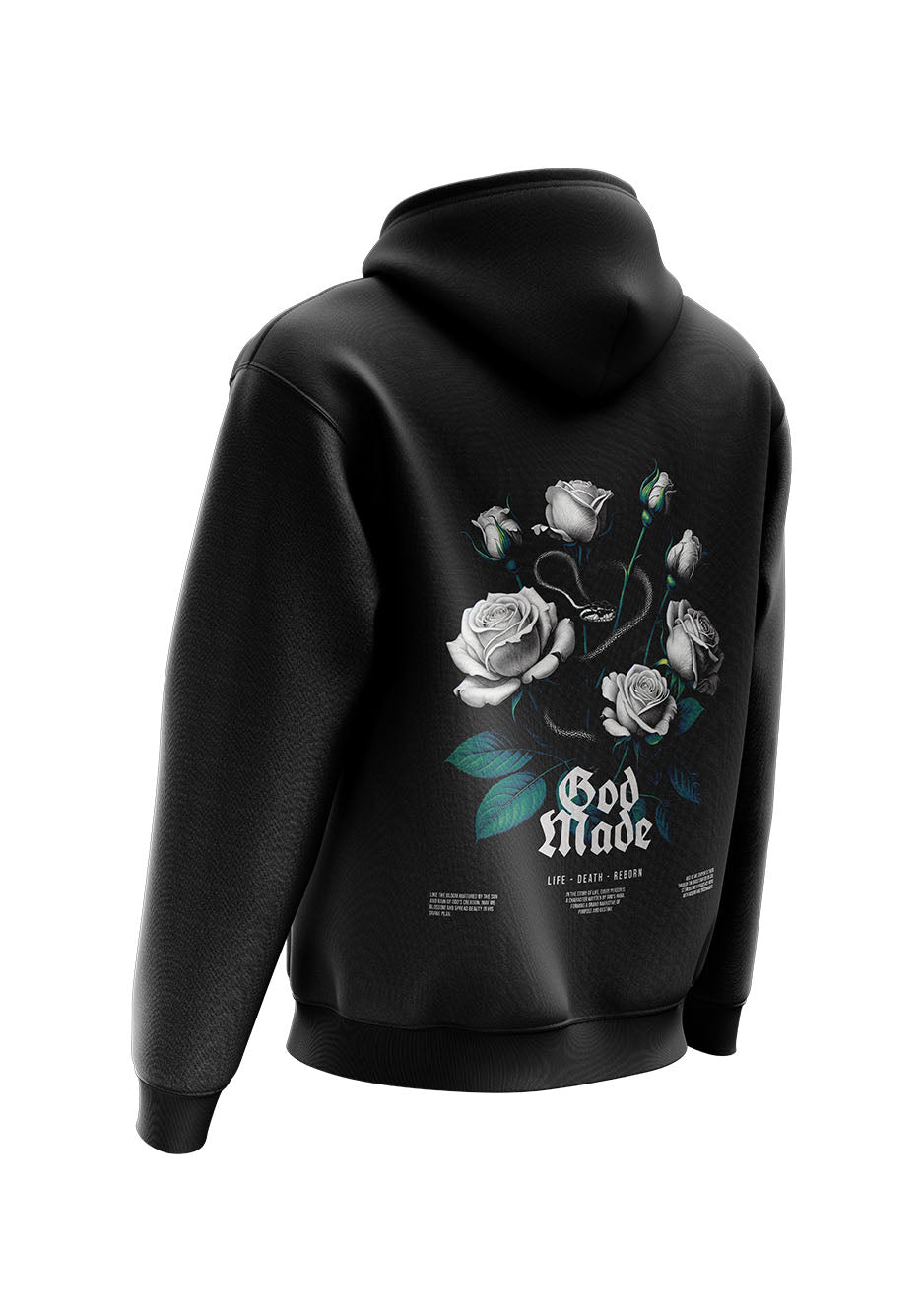 US God Made Hoodie - Black