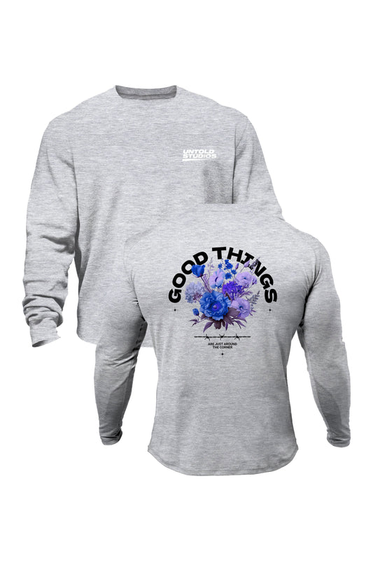 US Good Things Sweatshirt - Sports Grey