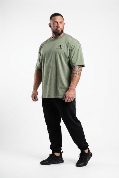 XAPE Graffiti V3 Oversized Tee - Sage