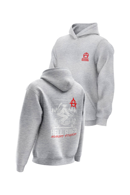 AS Hell Rider Hoodie - Heather Grey