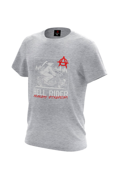 AS Hell Rider Hoodie & Tee Combo - Sports Grey