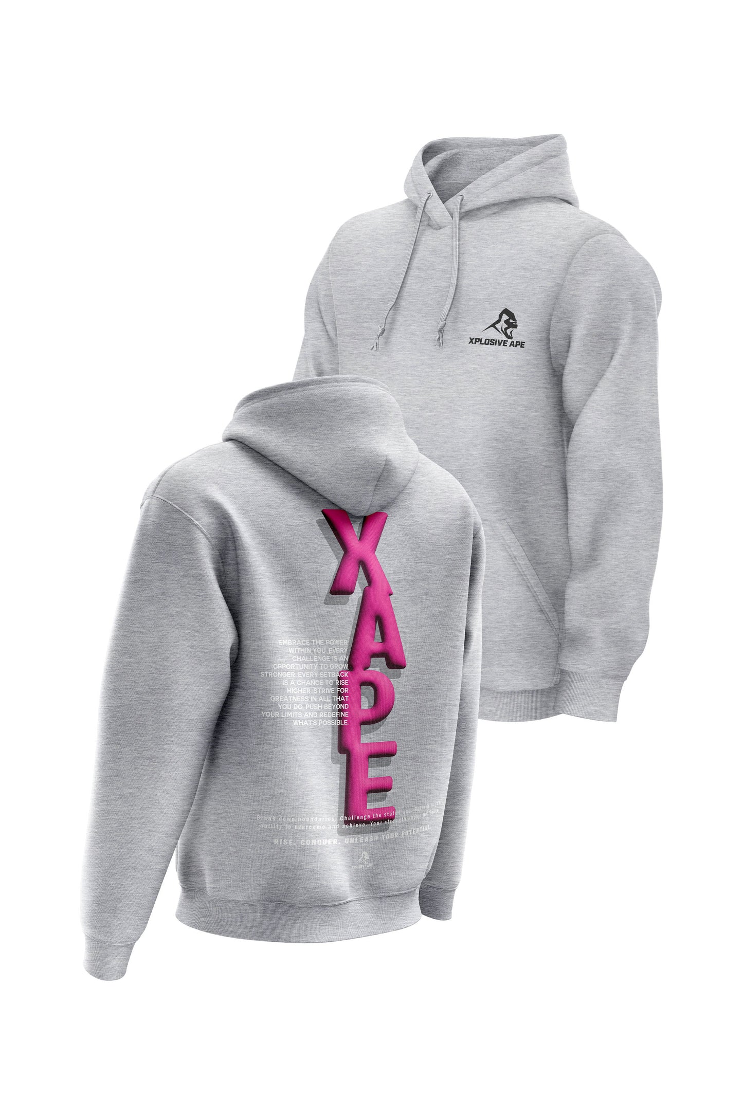 XAPE Potential V2 Hoodie & Tee Combo - Sports Grey