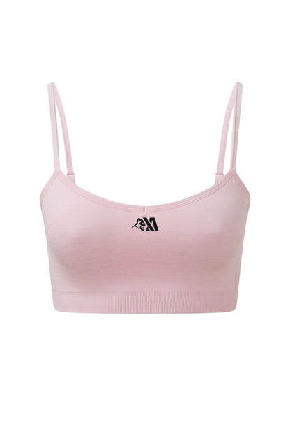 XA Women's Core Logo Seamless Sports Bra - Pink Melange