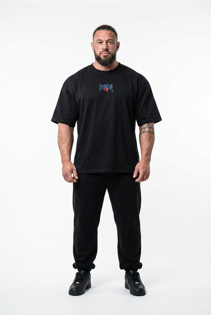 XAPE Iron District Ultra Oversized Tee - Black