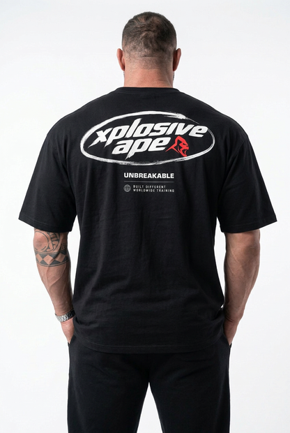 XAPE Motion Unit Ultra Oversized Tee - Black