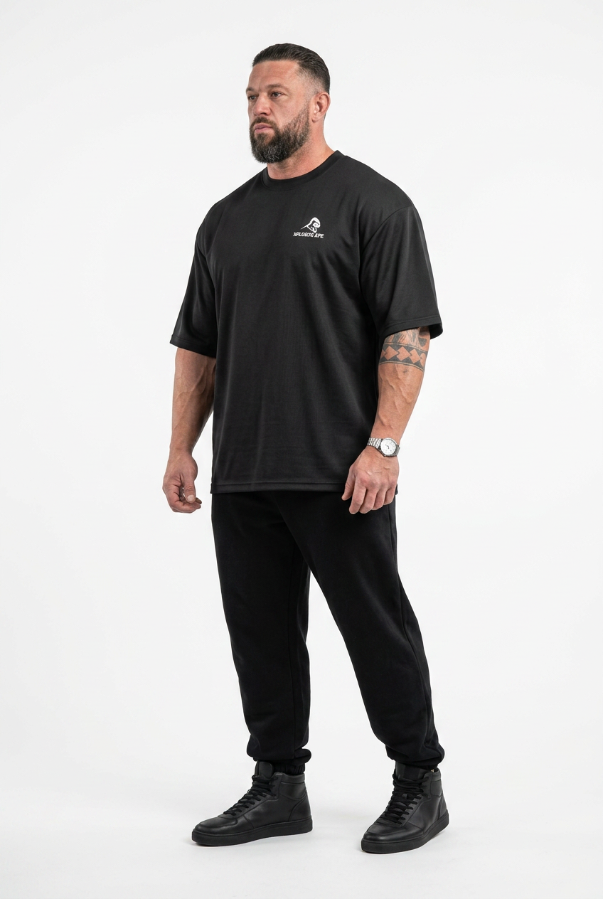 XAPE Vertex Ultra Oversized Tee - Black