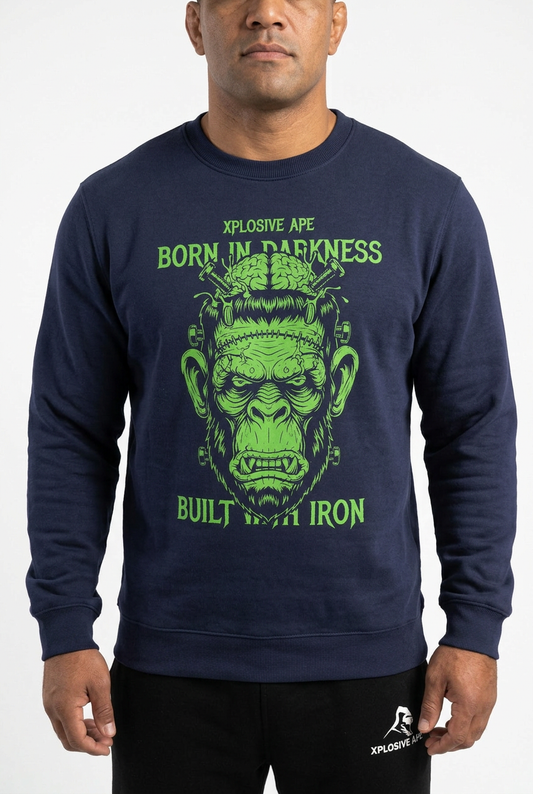XAPE Frankenape V2 Sweatshirt - Navy