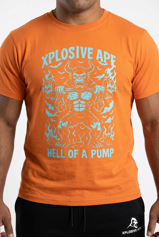 XAPE Hellfire Pump Tee - Orange