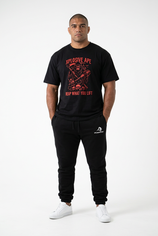 XAPE Grim Reaper Ape Tee - Black