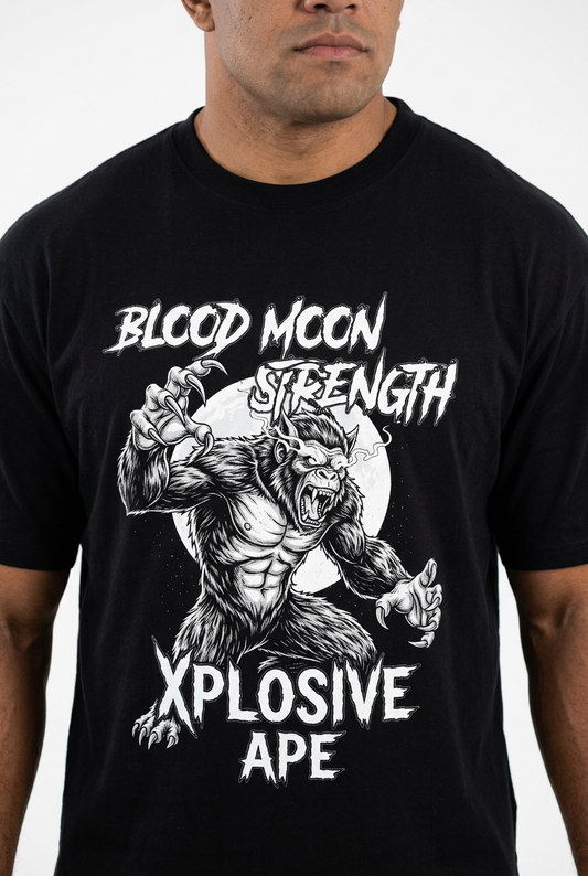 XAPE Blood Moon Strength Tee - Black