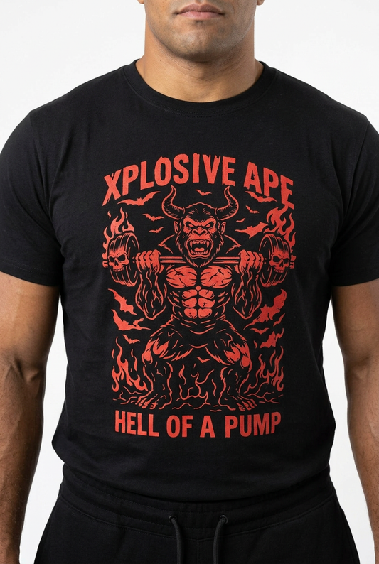 XAPE Hellfire Pump Tee - Black