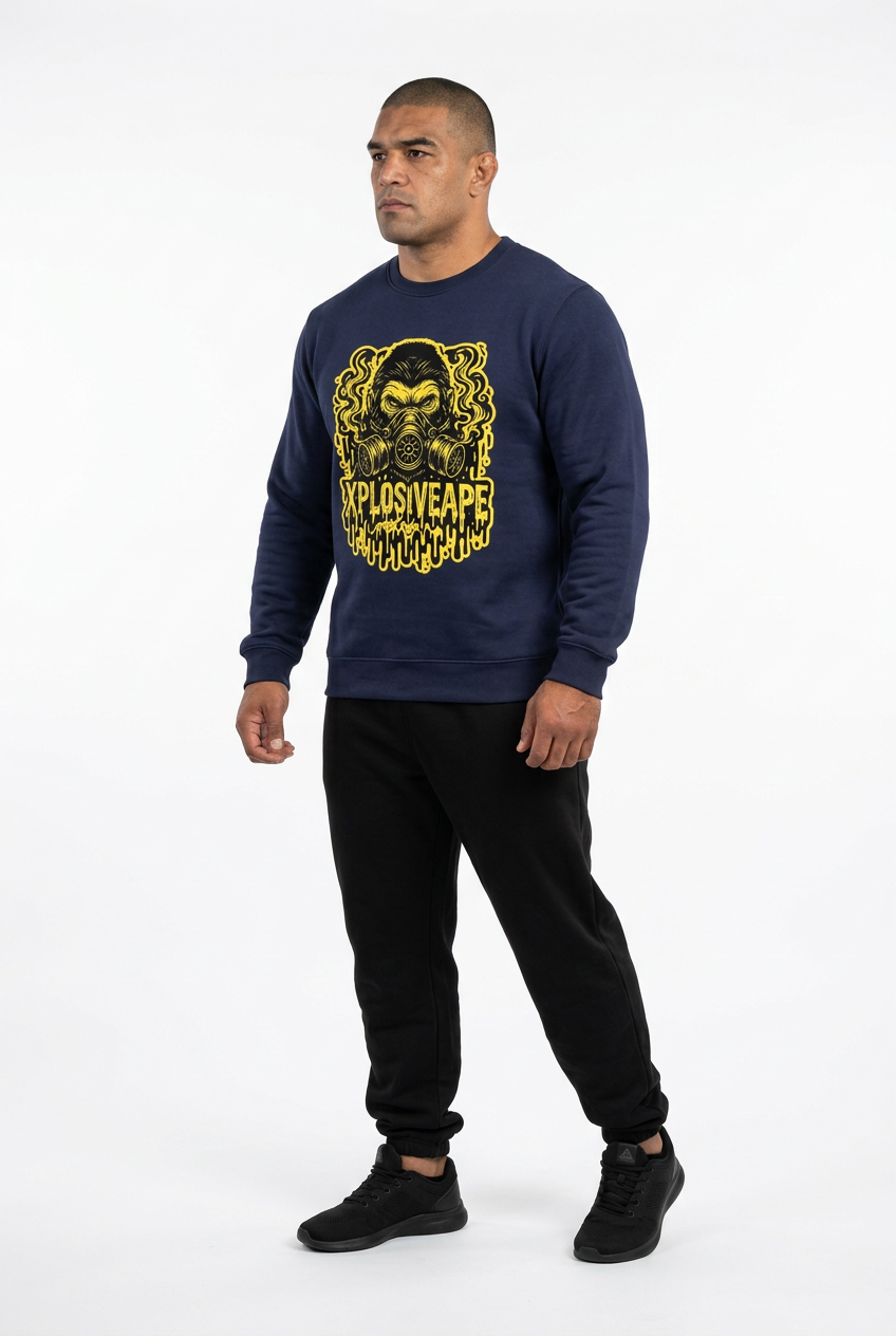 XAPE Sickness Sweatshirt - Navy