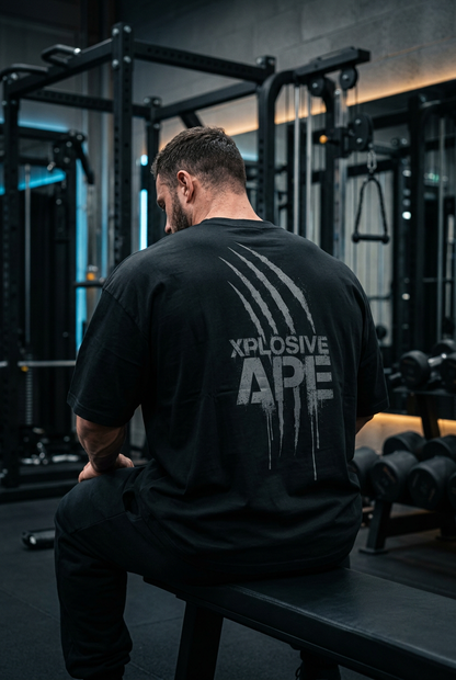 XAPE Scar Ultra V1 Oversized Tee - Black