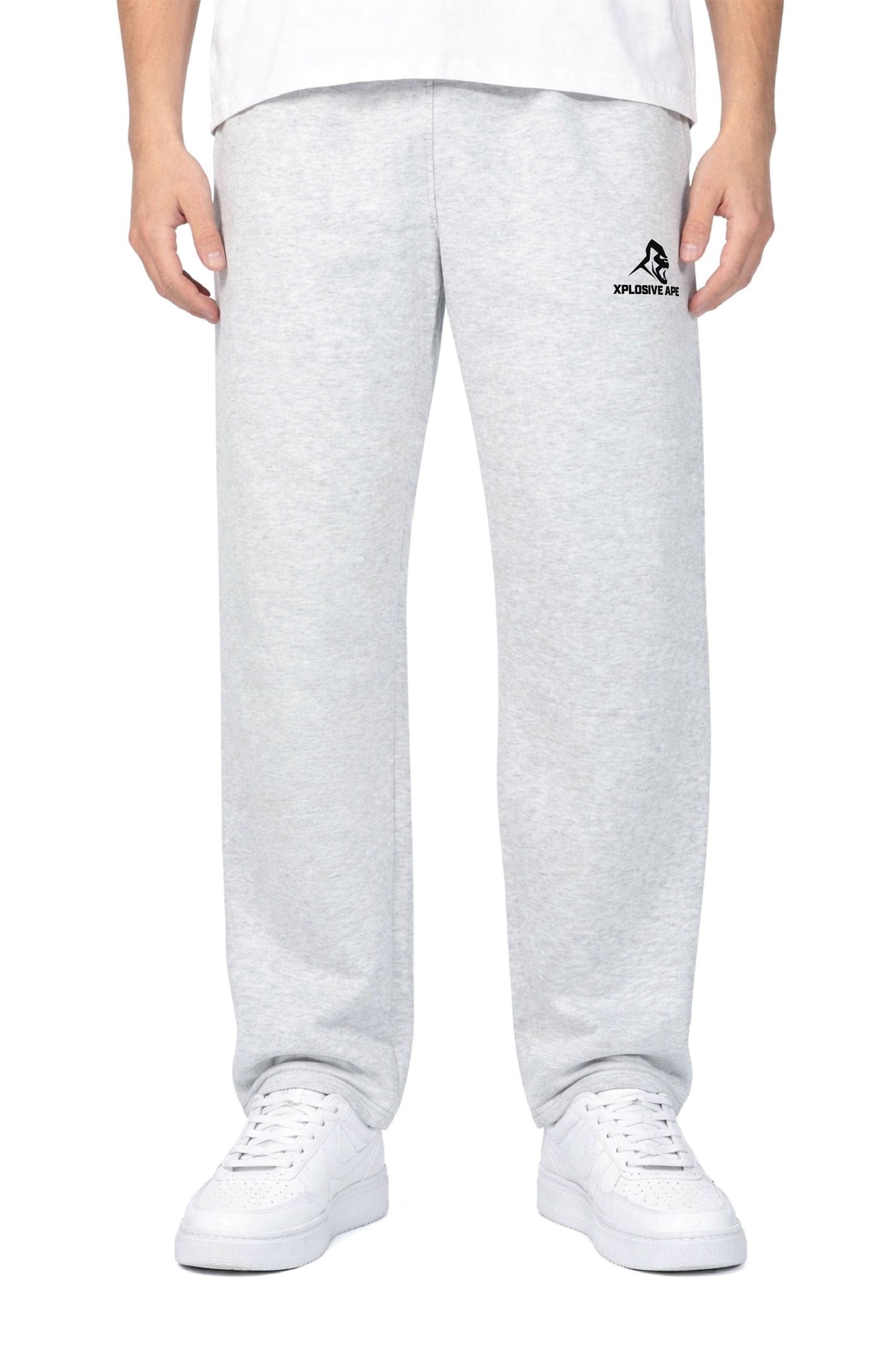 XAPE Prime Logo Relaxed Fit Joggers - Sports Grey