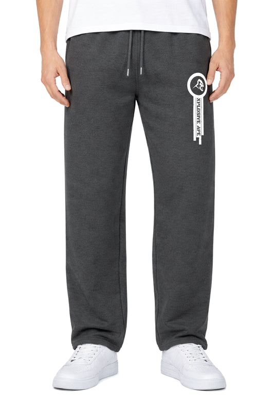 XAPE Panelled Relaxed Fit Joggers - Charcoal