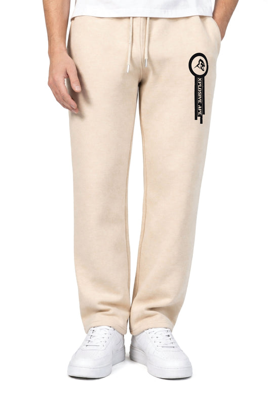 XAPE Panelled Relaxed Fit Joggers - Stone